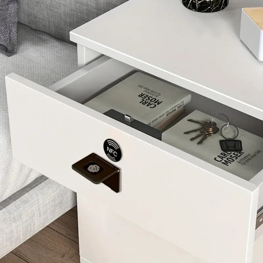 NFC ドロワードアロック 目に見えない電子キャビネット木製 - Card Index Box のレビューと価格